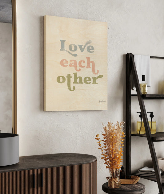 Love Each Other II Crop Print - Oakavia