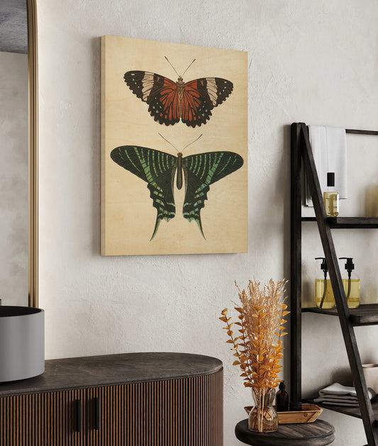 Papillons I Crop Print - Oakavia