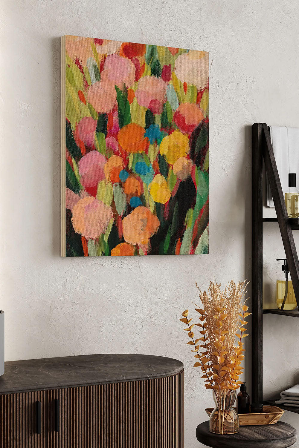 Vivid Flowerbed I Print - Oakavia