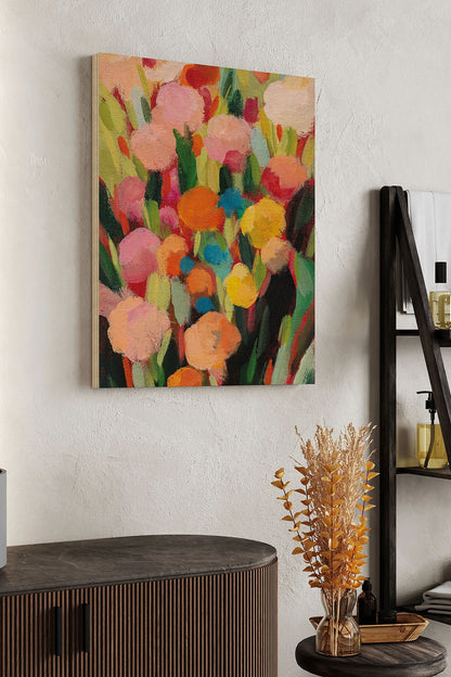 Vivid Flowerbed I Print - Oakavia