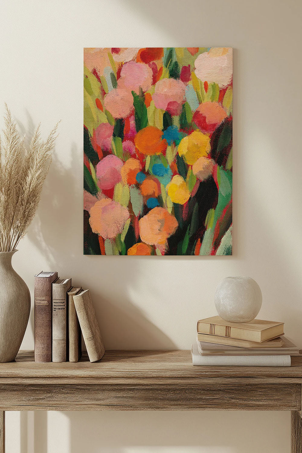 Vivid Flowerbed I Print - Oakavia