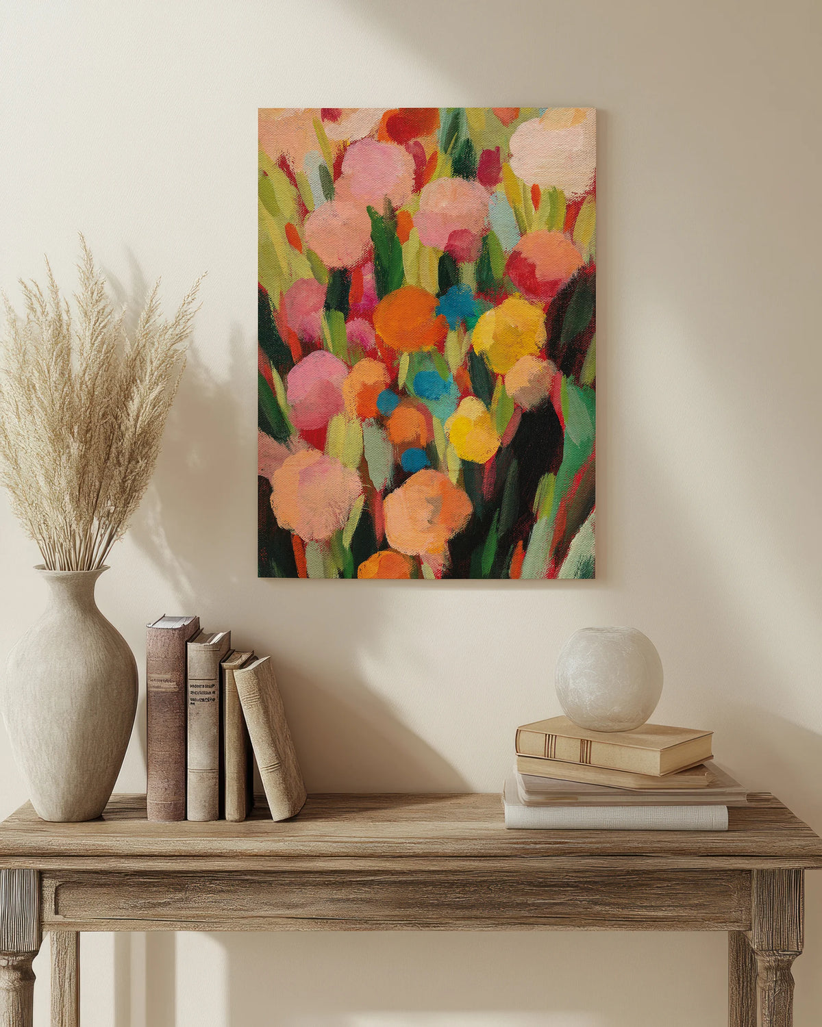 Vivid Flowerbed I Print - Oakavia