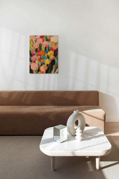 Vivid Flowerbed I Print - Oakavia