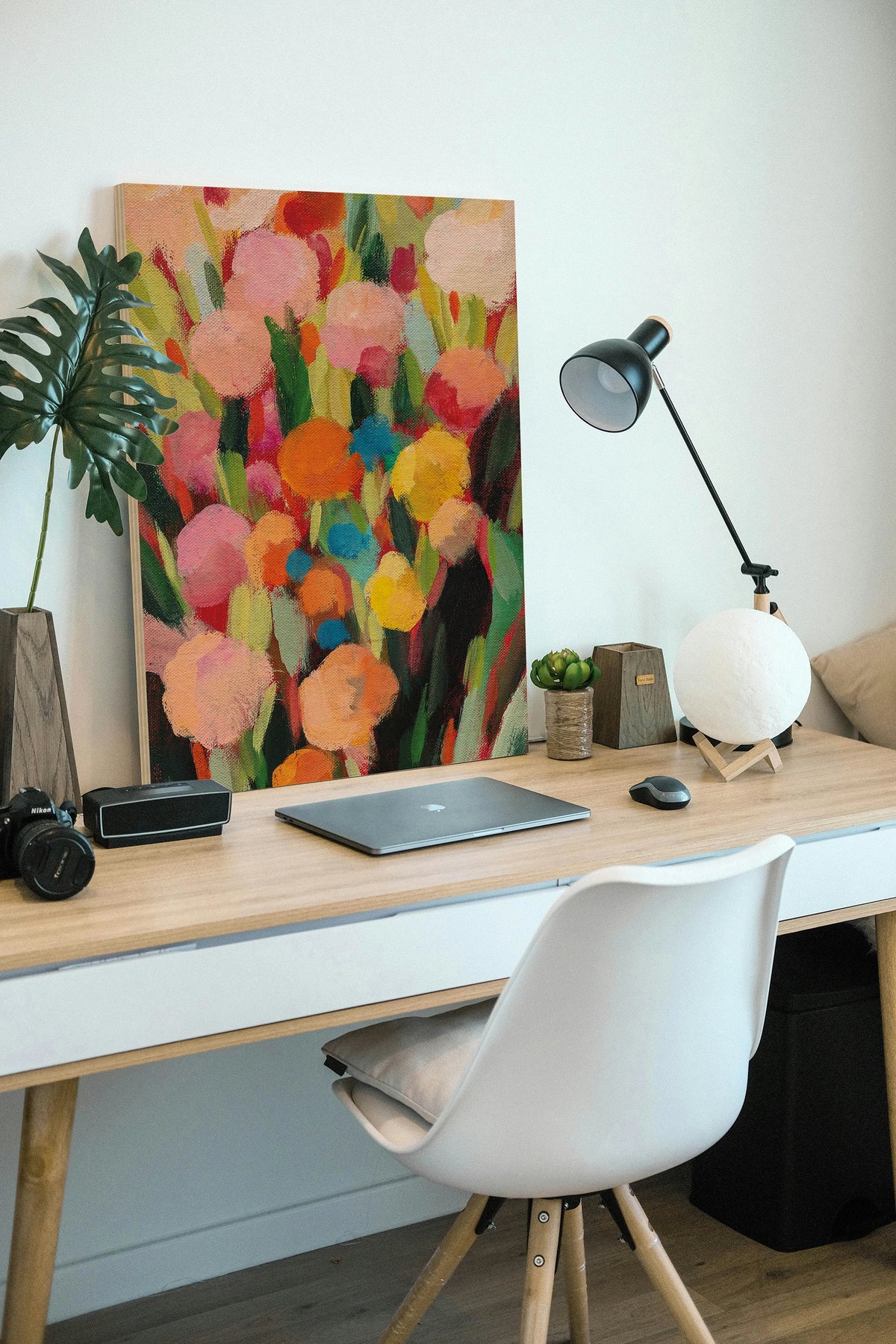 Vivid Flowerbed I Print - Oakavia