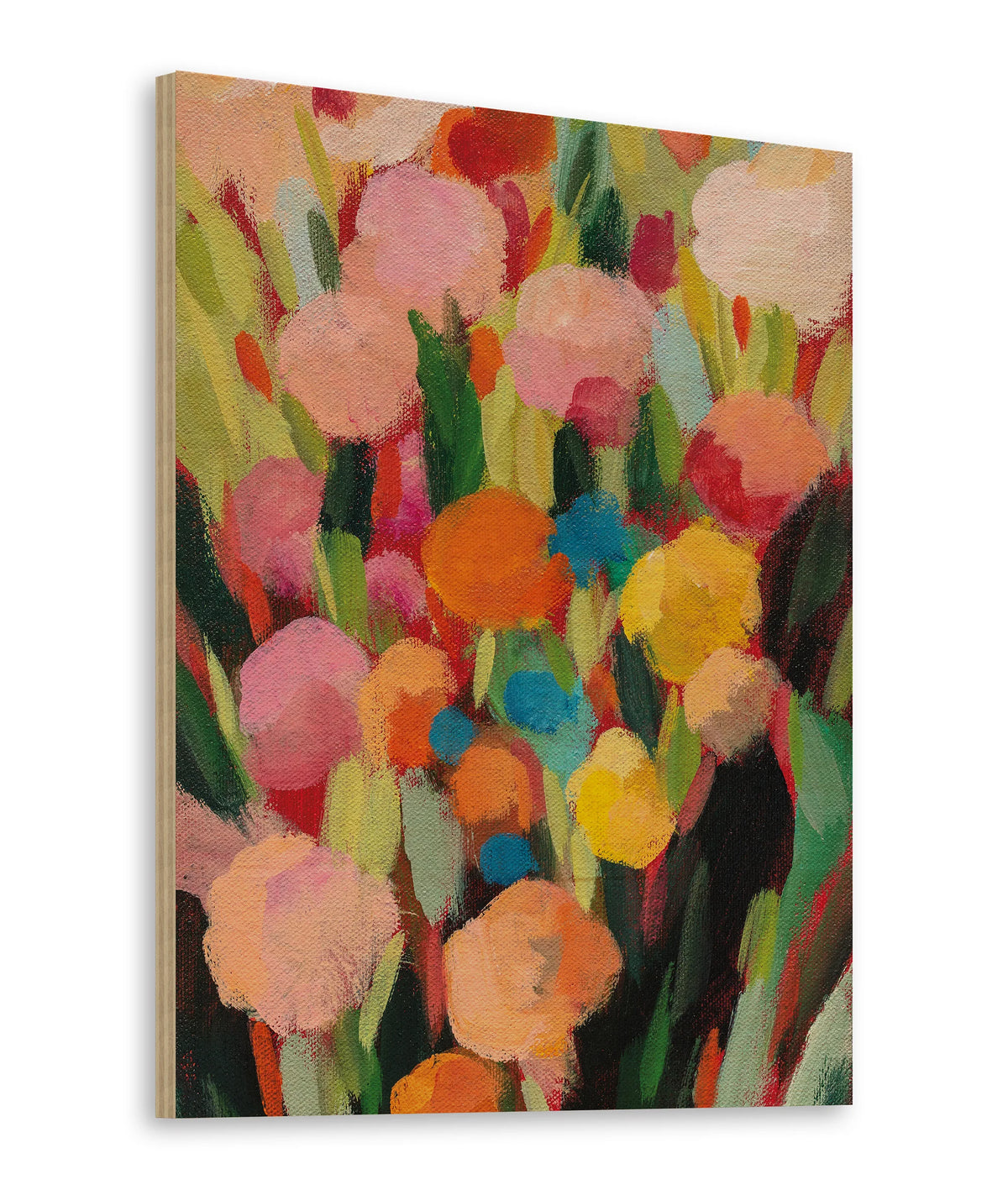 Vivid Flowerbed I Print - Oakavia