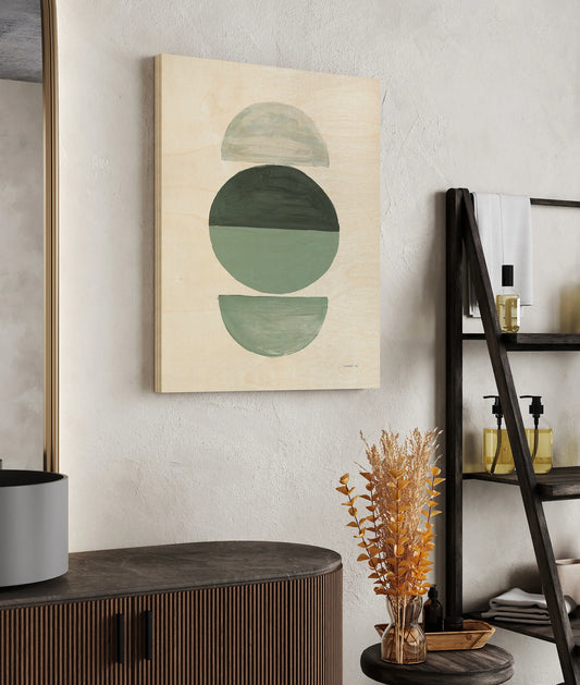 In Between I Eucalyptus Print - Oakavia