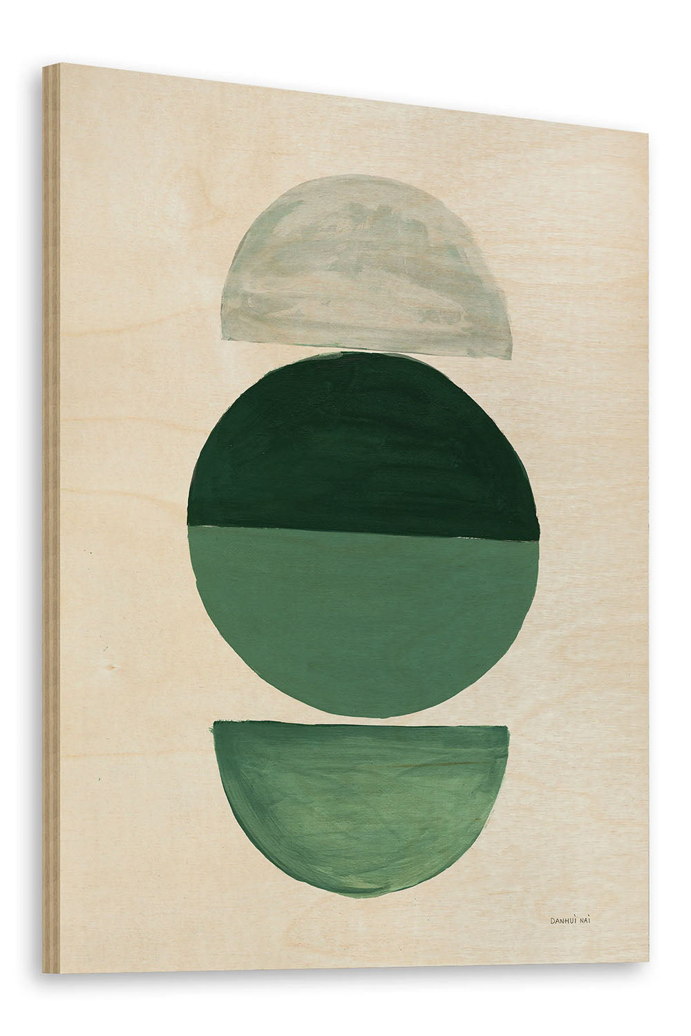 In Between I Green Print - Oakavia