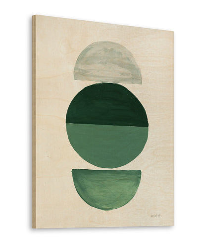 In Between I Green Print - Oakavia