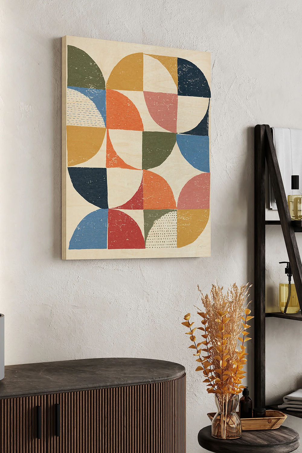 Colorful Night Sky I Retro Print - Oakavia
