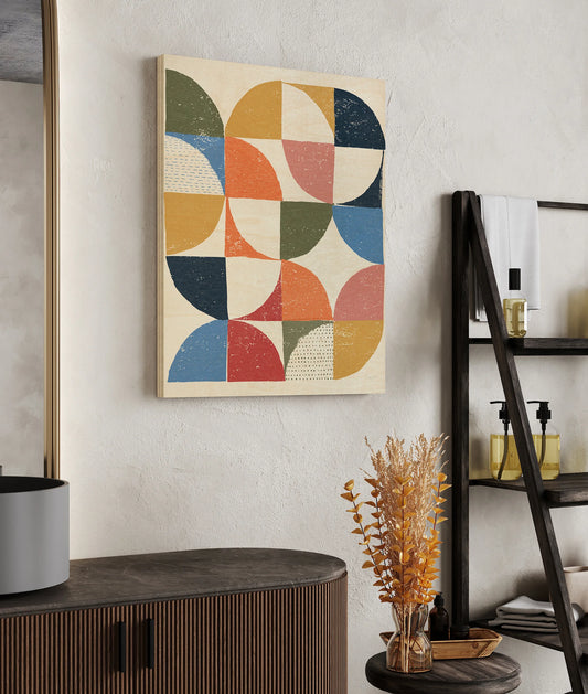Colorful Night Sky I Retro Print - Oakavia