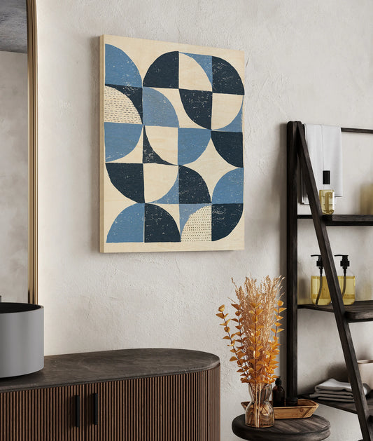 Colorful Night Sky I Blue Print - Oakavia