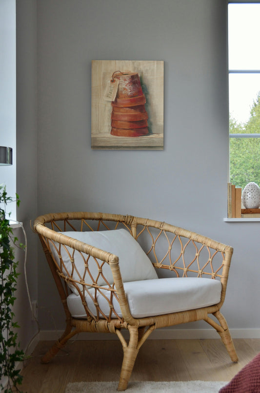 Terracotta Pots Print - Oakavia