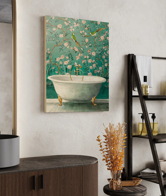 Chinoiserie Bath II Print - Oakavia
