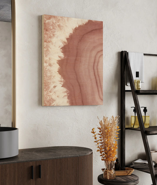 Agate Geode I Blush Print - Oakavia