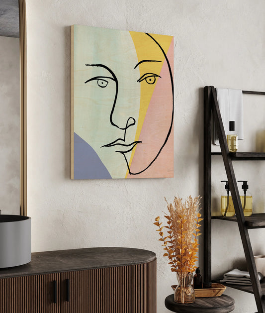 Ink Women IV Colorblock Pastel Print - Oakavia