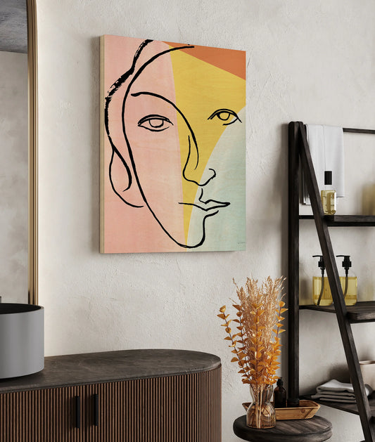 Ink Women V Colorblock Pastel Print - Oakavia