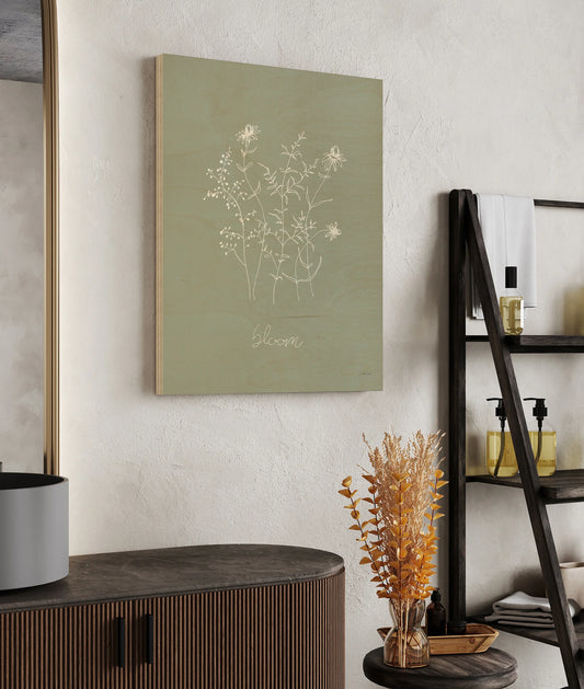 Delicate Wildflowers III Print - Oakavia