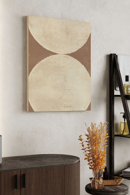 Elegant Balance II Brown Print - Oakavia