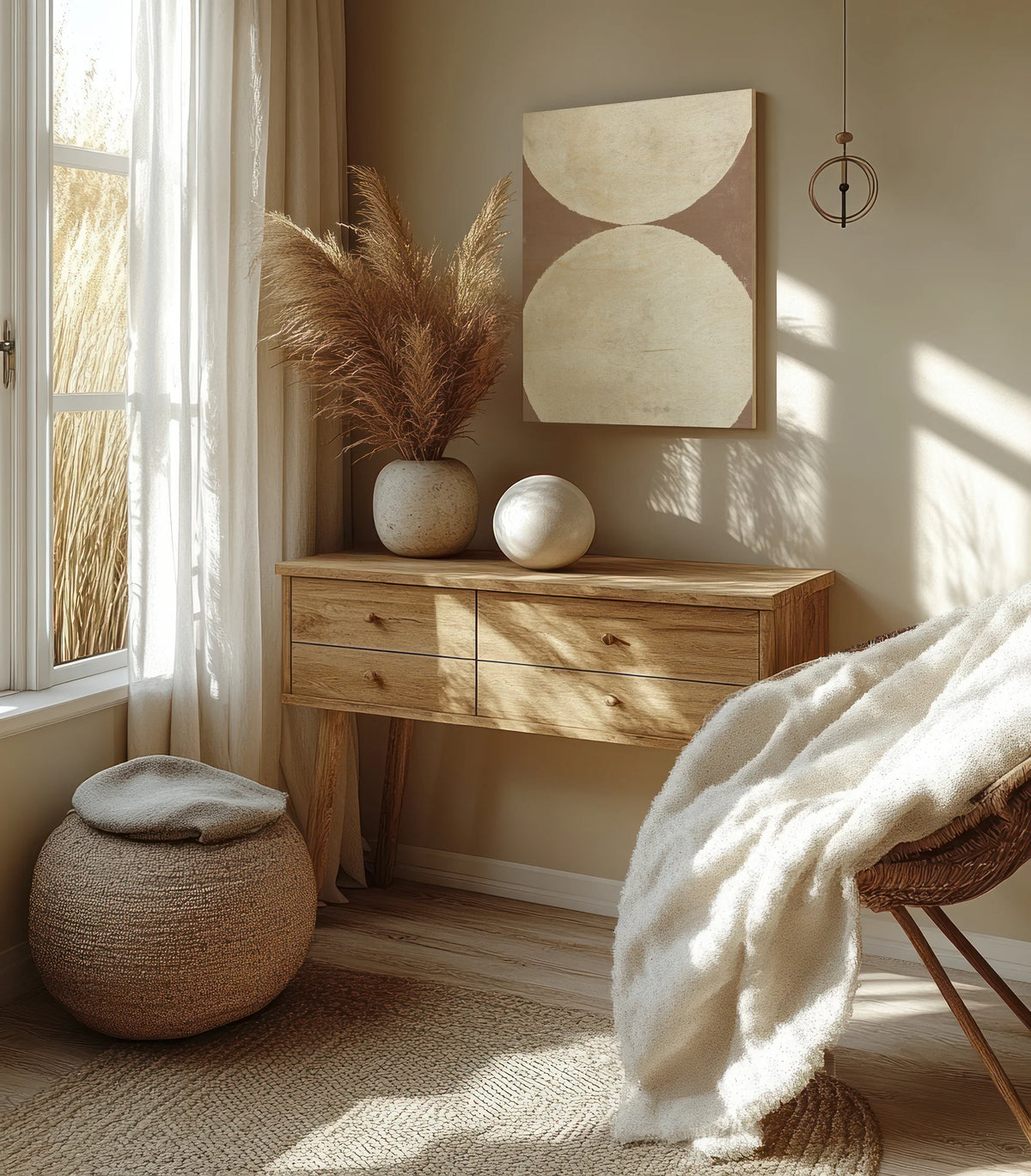 Elegant Balance II Brown Print - Oakavia