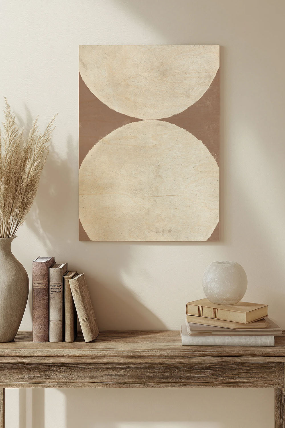 Elegant Balance II Brown Print - Oakavia