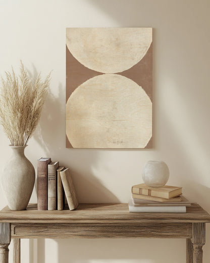Elegant Balance II Brown Print - Oakavia