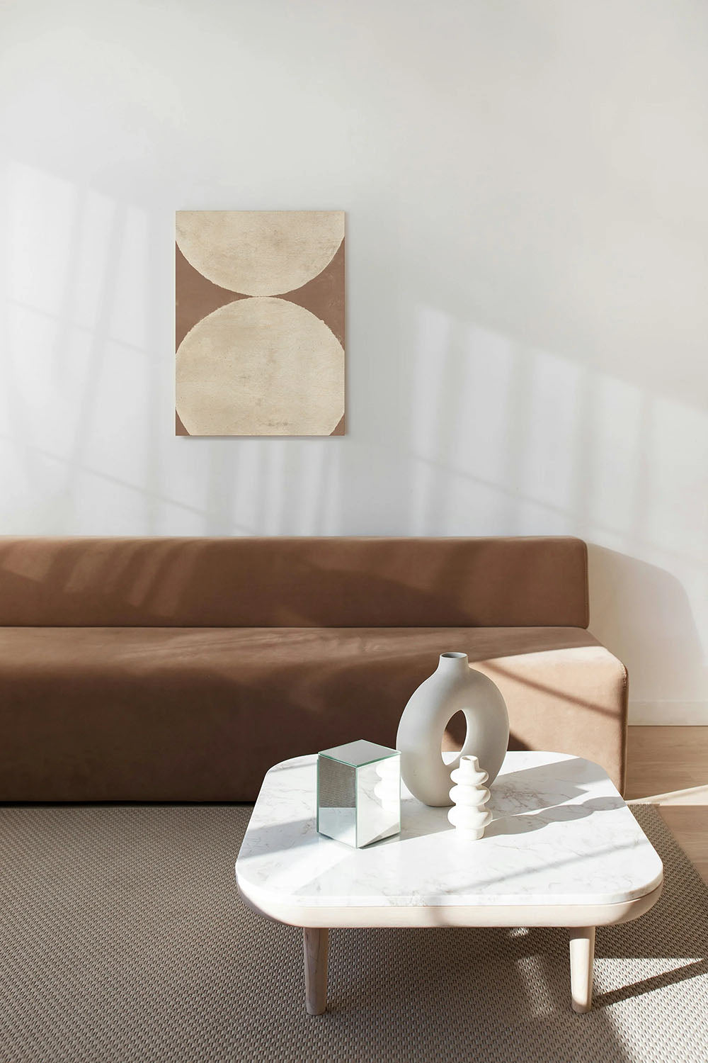 Elegant Balance II Brown Print - Oakavia