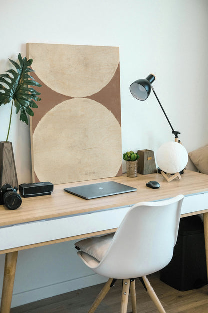 Elegant Balance II Brown Print - Oakavia