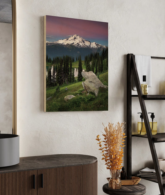 Image Lake Glacier Peak North Cascades Print - Oakavia