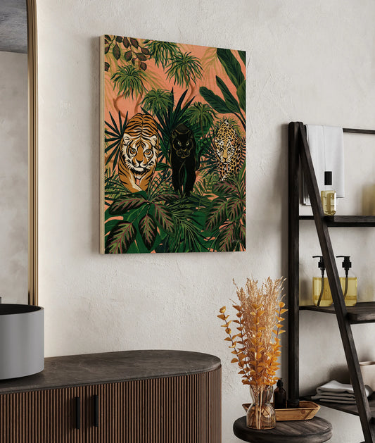 Boho Jungle Prowlers Print - Oakavia