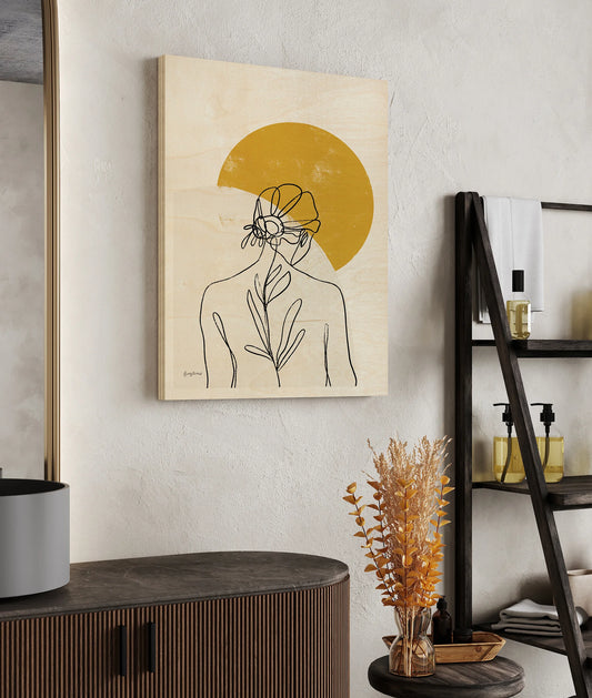 Planted I Round Sun Print - Oakavia
