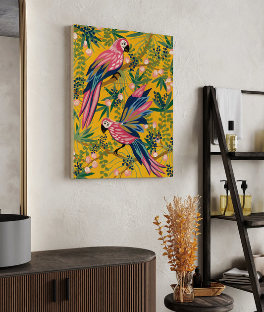 Maximalist Parrots Print - Oakavia