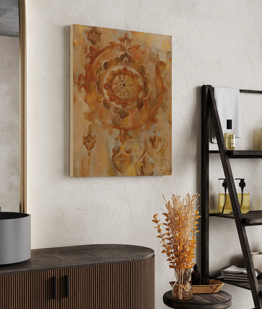 Old World Motif Print - Oakavia