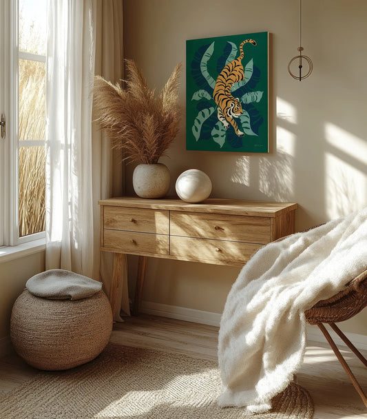 Prowling Tiger Print - Oakavia