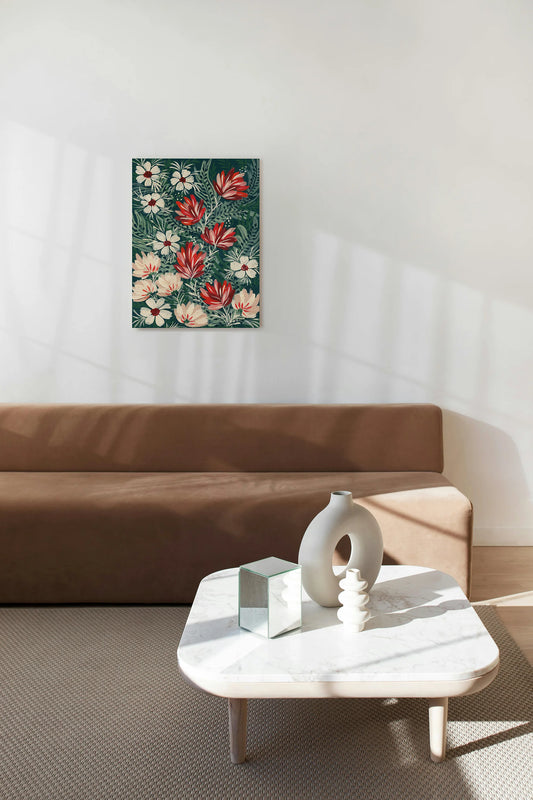 Folksy Floral I Print - Oakavia