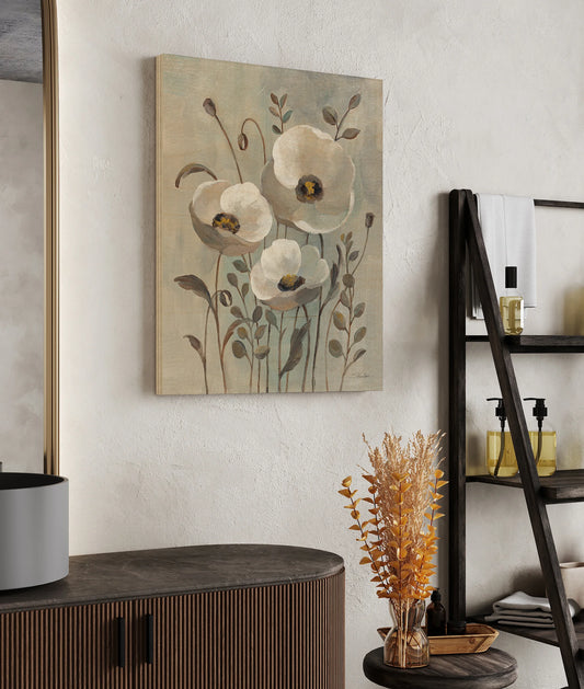 Poppies in Blue II Print - Oakavia