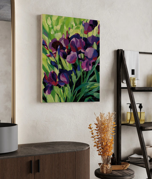 Purple Iris Print - Oakavia