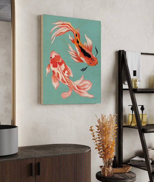 Colorful Koi VI Print - Oakavia