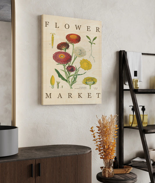 Flower Market Chart I Print - Oakavia