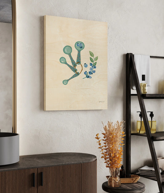 Baking with Blueberries II Print - Oakavia