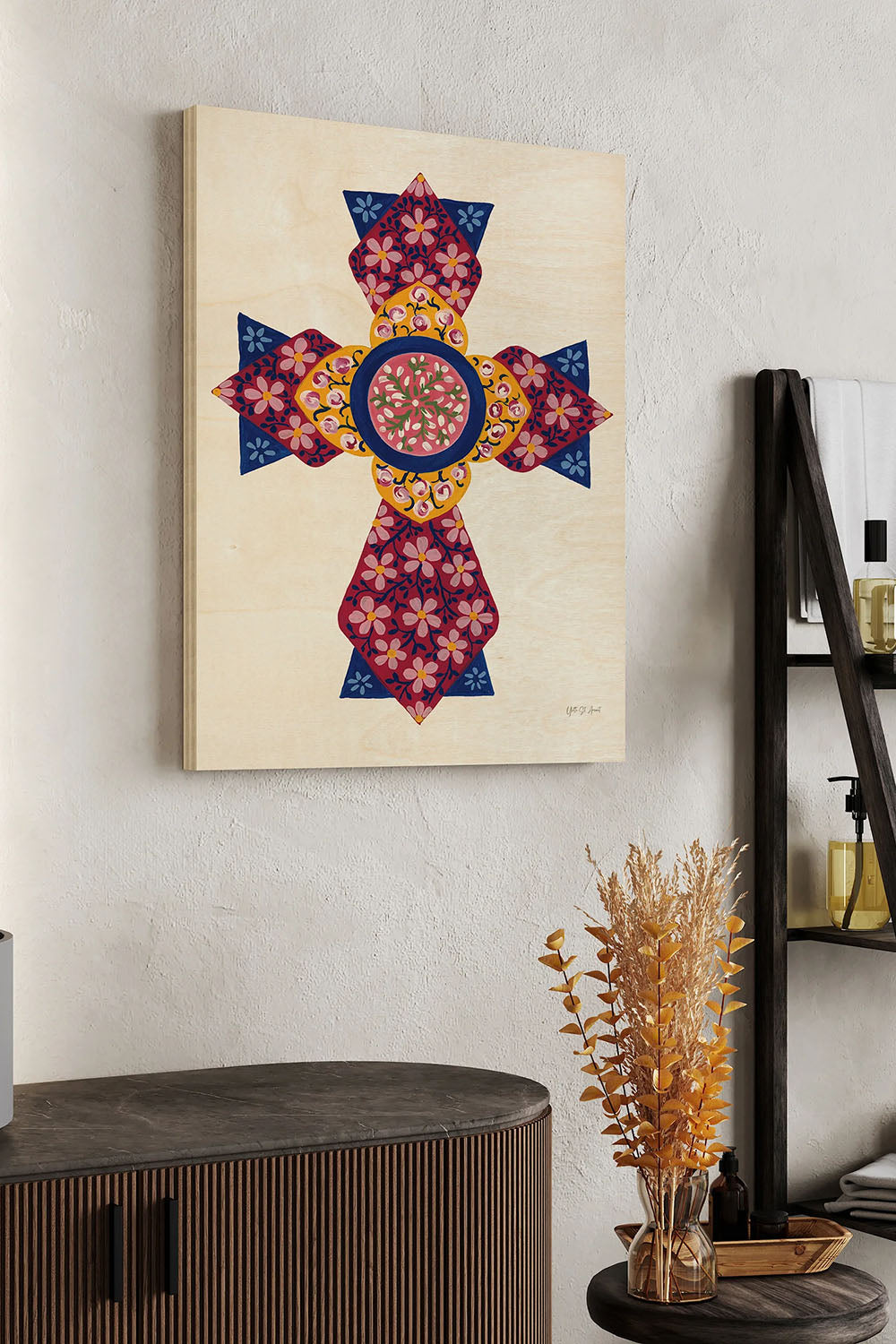 Blooming Cross I Print - Oakavia