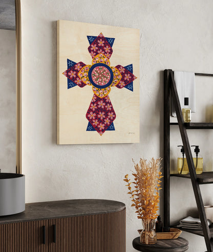 Blooming Cross I Print - Oakavia