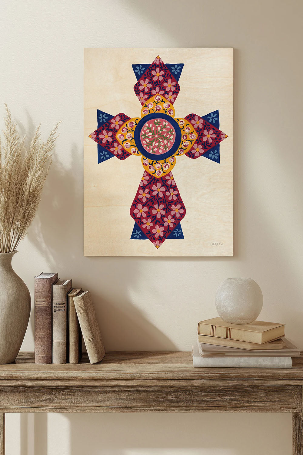 Blooming Cross I Print - Oakavia
