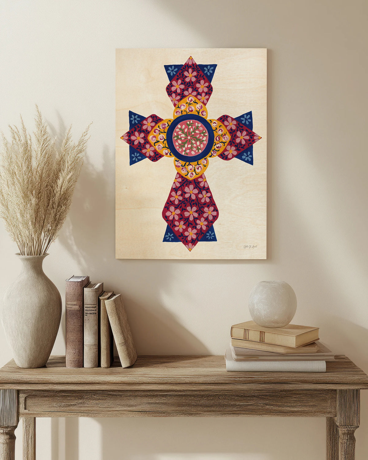 Blooming Cross I Print - Oakavia