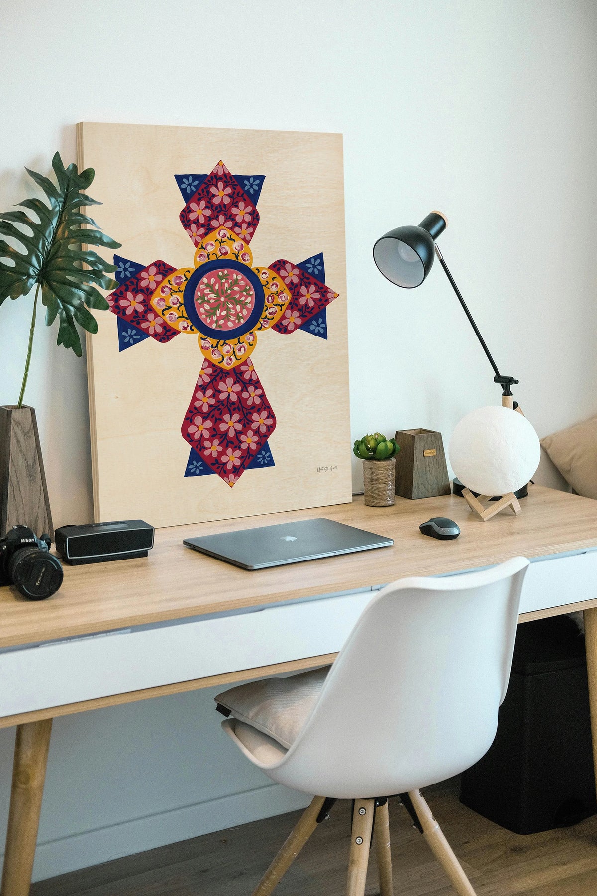Blooming Cross I Print - Oakavia