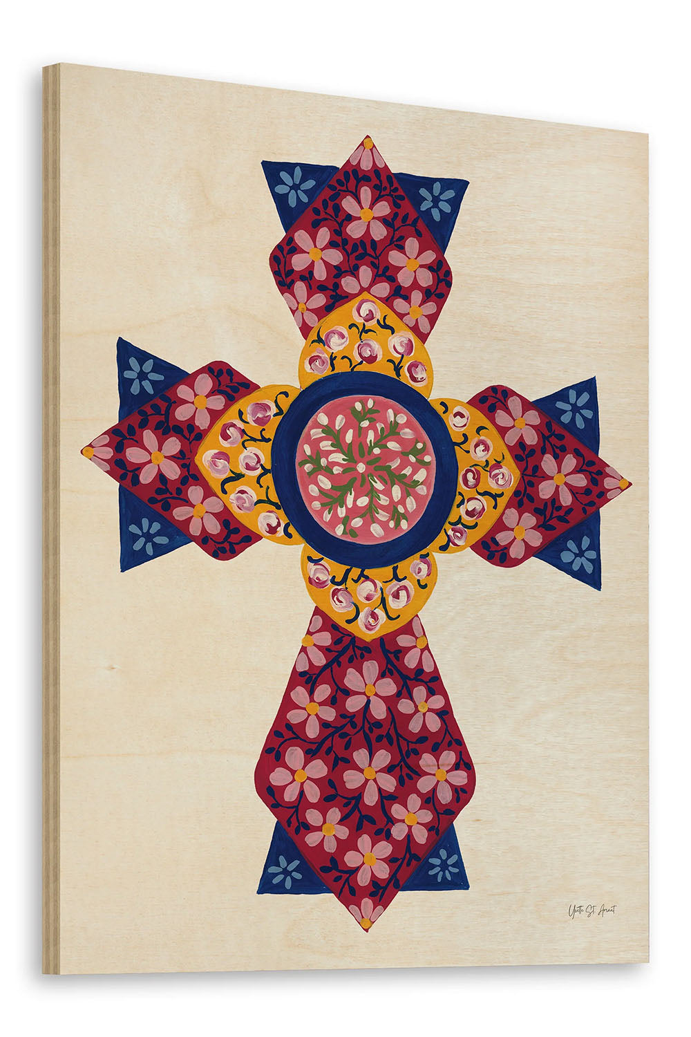 Blooming Cross I Print - Oakavia