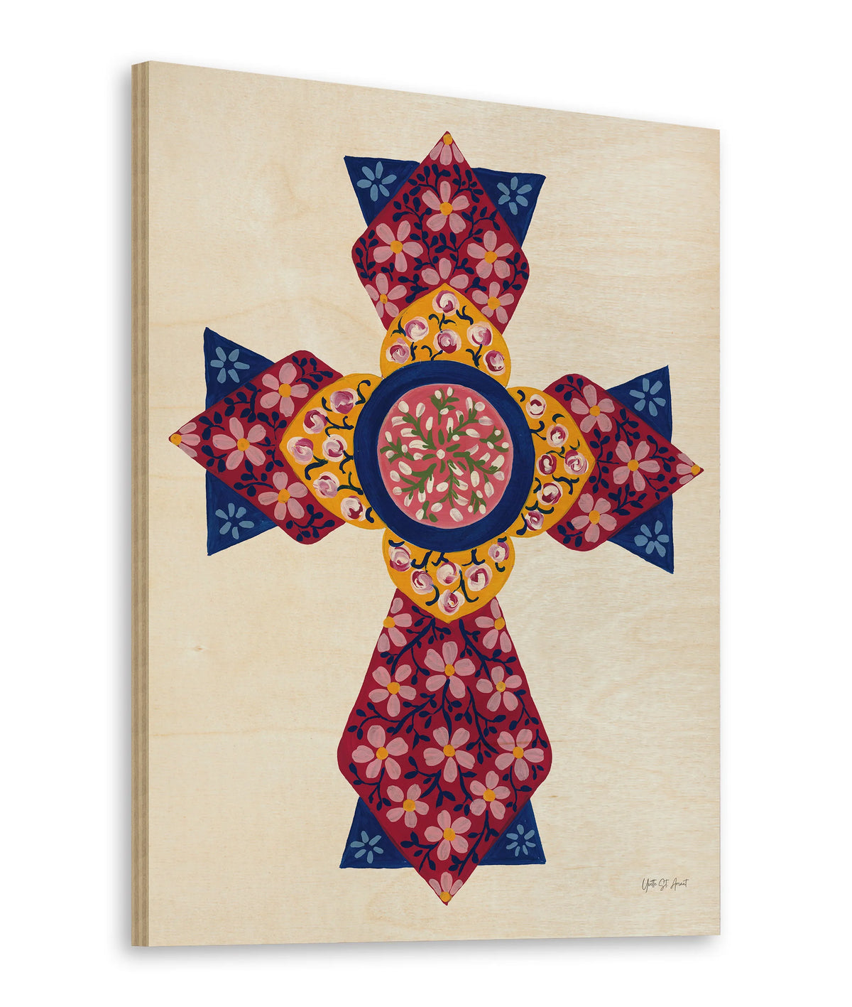Blooming Cross I Print - Oakavia