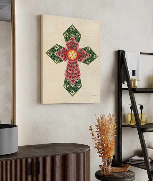 Blooming Cross II Print - Oakavia