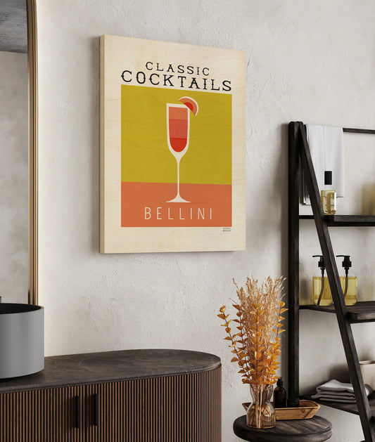 Classic Cocktails Bellini Poster Print - Oakavia