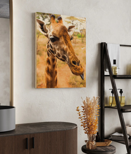 Silly Giraffe I Print - Oakavia