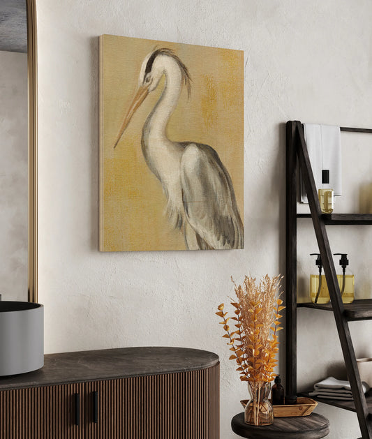 Vintage Heron II Print - Oakavia